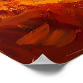 フォヴィスト秋の森のパスキャンバス – 秋風景 ポスター (角)