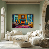 フォヴィスモダンムアートコレクション – カ鮮やかラーズ ポスター