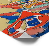 フォヴィズム、ボートと夕焼け ポスター (角)