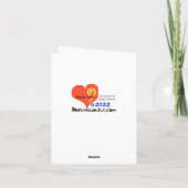 フォーおもしろいチュンテラー付きローマデイカード カード (裏面)