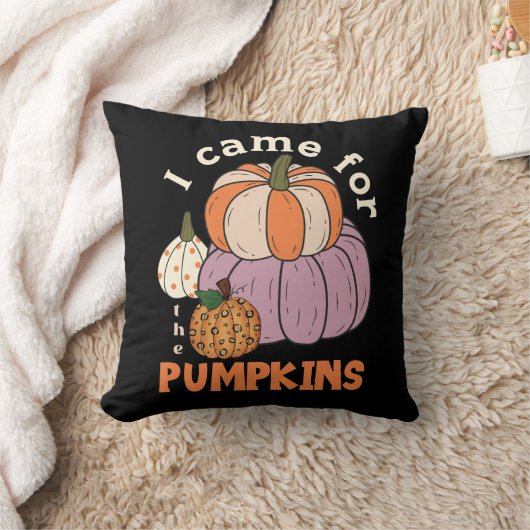 フォーおもしろいパンプキンス秋 クッション (ブランケット)