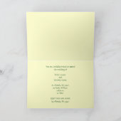 フォーかわいらしイ淡い色のロローゼス結婚式招待状 招待状 (内部)