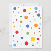 フォーはおもしろい誕生日招待状4th誕生日 招待状 (裏面)