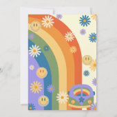 フォーはVibe誕生日招待状、4日目のパーティー 招待状 (裏面)