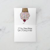 フォーアイスクリーム誕生日カード カード (内部)