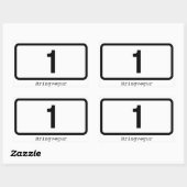 フォーアイスランドリングや輪ロード(Hringvegar) 長方形シール (シート)