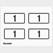 フォーアイスランドルート1 (ジョズヴェグル1) 長方形シール (シート)