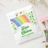 フォーアイズチャームレインボー4th誕生日パーティー フェイバーバッグ (封をした状態)