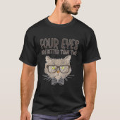 フォーアイズ・オプティシャン メガネ屋 眼鏡店 Tシャツ (正面)