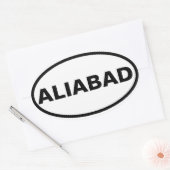 フォーアリアバード 楕円形シール (封筒)