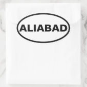 フォーアリアバード 楕円形シール (バッグ)