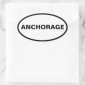 フォーアンカレッジ 楕円形シール (バッグ)