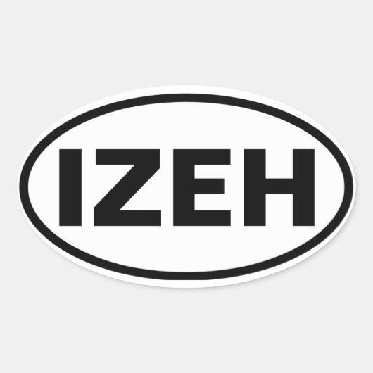 フォーイゼー 楕円形シール (正面)