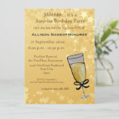 フォーイヤーズ誕生日シャンパントースト 招待状 (スタンド正面)