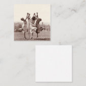 フォーウィッチズ踊りバイモンテヴェリータ スクエア名刺 (正面/裏面)