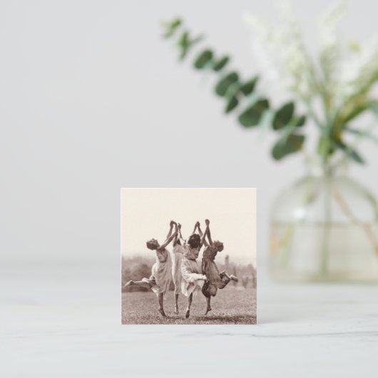 フォーウィッチズ踊りバイモンテヴェリータ スクエア名刺 (スタンド正面)