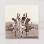 フォーウィッチズ踊りバイモンテヴェリータ スクエア名刺 (正面)