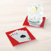 フォーエイスガラスコースター ガラスコースター (アングル)