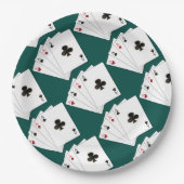 フォーエイズトランプ紙プレート ペーパープレート (正面)