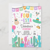 フォーエスタメキシカンフィエスタ4th誕生日パーティー 招待状 (正面)
