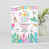 フォーエスタメキシカンフィエスタ4th誕生日パーティー 招待状 (スタンド正面)