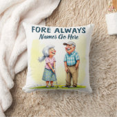 フォーエスト常時ゴルフカップル クッション (ブランケット)