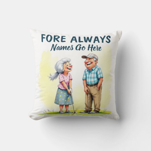 フォーエスト常時ゴルフカップル クッション (正面)