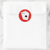 フォーエス・ステッカー ラウンドシール (バッグ)