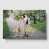 フォーエバクラシックー・ホイル結婚フォトのゲストブック ゲストブック (正面)