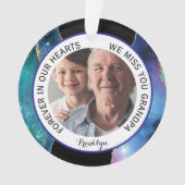 フォーエバーで我々のハートグランドパモダン オーナメント (正面)