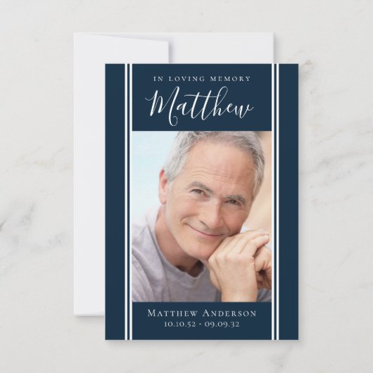 フォーエバーで私たちのハートフォト悔やみや弔慰 サンキューカード (裏面)