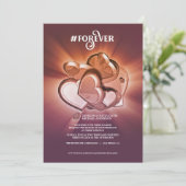 フォーエバーの結婚式招待状 案内状 (スタンド正面)