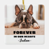フォーエバーインズハートペット記念オーナメント セラミックオーナメント (正面)