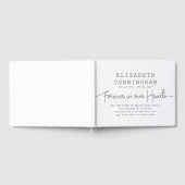 フォーエバーインズハート記念シンプル引用文 ゲストブック (全面)