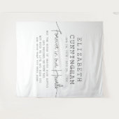 フォーエバーインズハート記念シンプル引用文 タペストリー (正面(横))