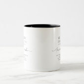 フォーエバーインズハート記念シンプル引用文 ツートーンマグカップ (中央)