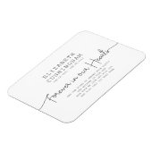 フォーエバーインズハート記念シンプル引用文 マグネット (左側)