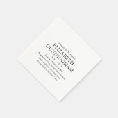 フォーエバーインズハート記念モダン引用文 スタンダードカクテルナプキン (角)