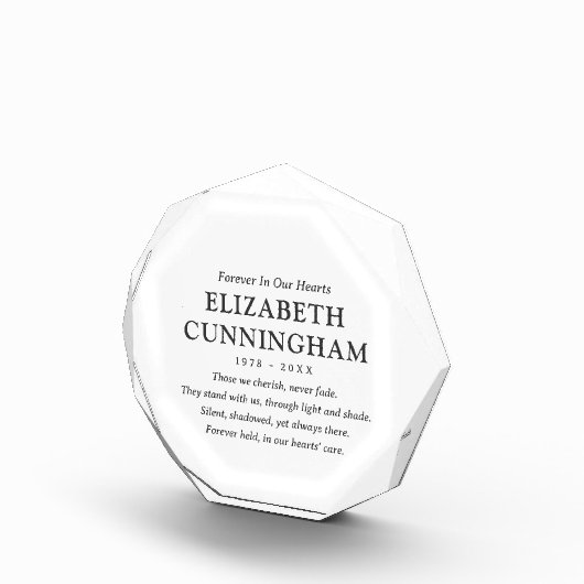 フォーエバーインズハート記念モダン引用文 フォトブロック (右)