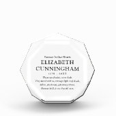 フォーエバーインズハート記念モダン引用文 フォトブロック (正面)