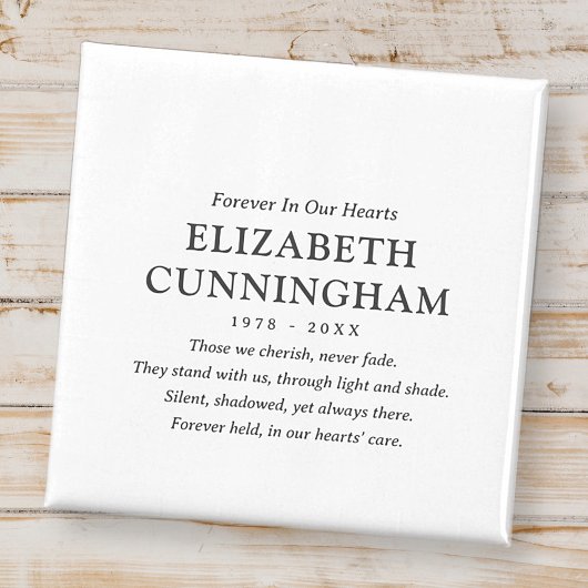 フォーエバーインズハート記念モダン引用文 マグネット