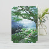 フォーエバーウッドランドストリームへのパスブライダルシャワー 招待状 (スタンド正面)