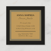 フォーエバーエレガントパーマネントジュエリー スクエア名刺 (裏面)