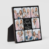 フォーエバーカスタムフレンズ8フォトコラージョ最高のンフレンド フォトプラーク (正面)