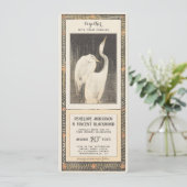 フォーエバークレーンラブ – ヴィンテージウェディング 招待状 (スタンド正面)