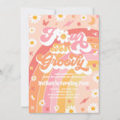 フォーエバーグルービーヒッパイレインボー4th誕生日パーティー 招待状 (正面)