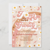 フォーエバーグルービーヒッパイレインボー4th誕生日パーティー 招待状 (正面)