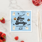 フォーエバーグルービーブルーハロウィーン4th誕生日パーティー スタンダードカクテルナプキン (インサイチュ)