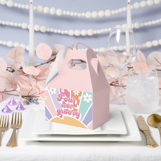 フォーエバーグルーヴィレトロサンシャインレインボーデイジー フェイバーボックス (ウェディング)