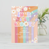 フォーエバーグルーヴィーデイジーレインボーグルーヴィー4th誕生日 招待状 (スタンド正面)